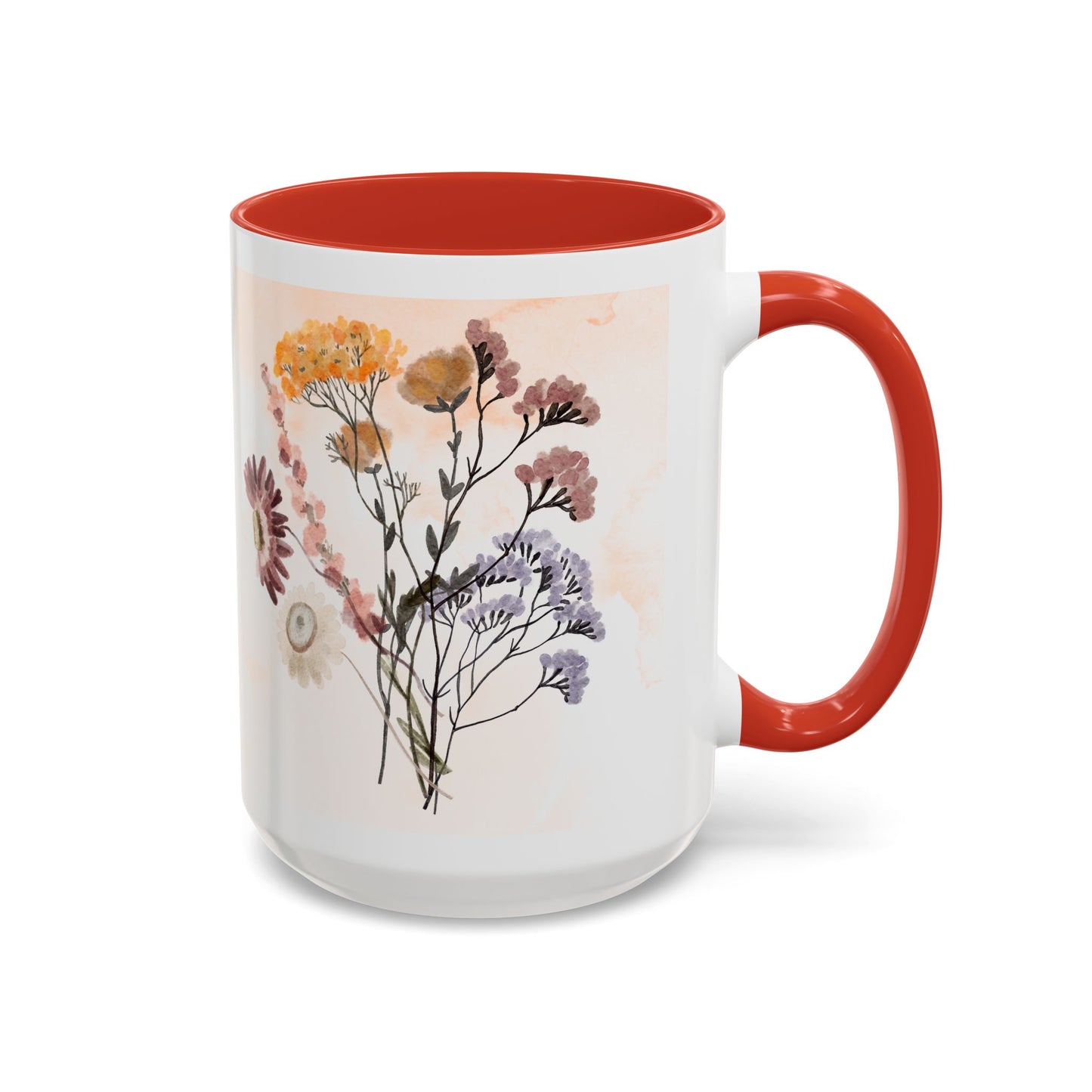 Charming Floral Accent Coffee Mug - Perfect Gift for Tea Lovers, Home Decor, Ideal for Birthdays, Mother’s Day, Relaxation