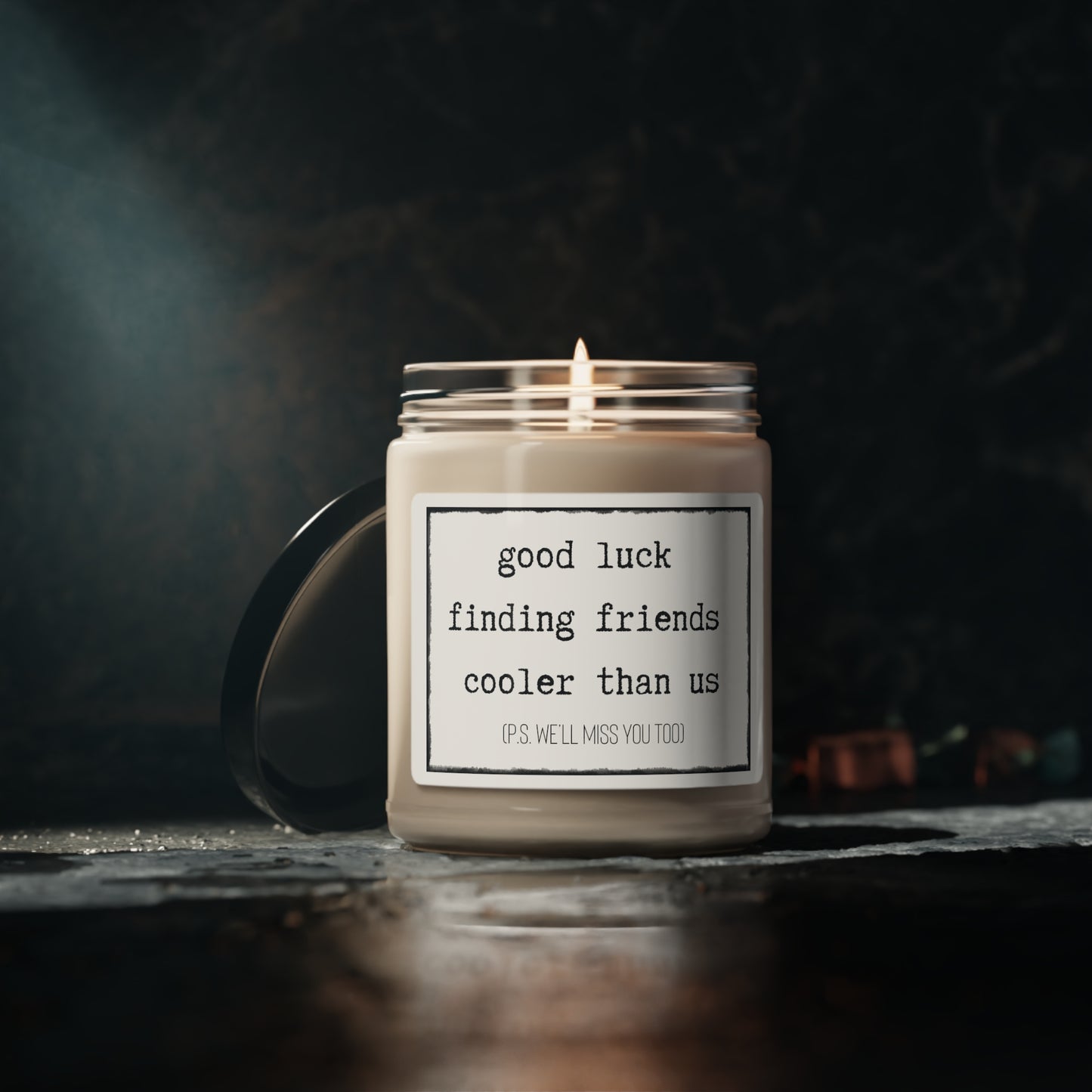 Funny Goodbye Friend Scented Soy Candle, 9oz