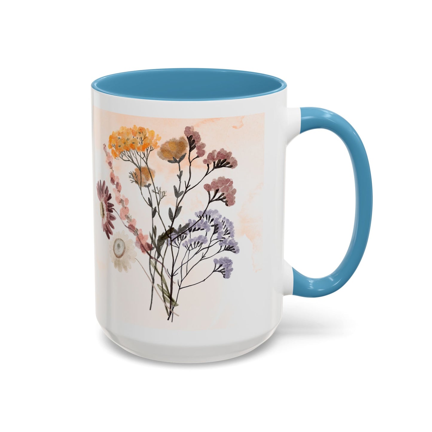 Charming Floral Accent Coffee Mug - Perfect Gift for Tea Lovers, Home Decor, Ideal for Birthdays, Mother’s Day, Relaxation