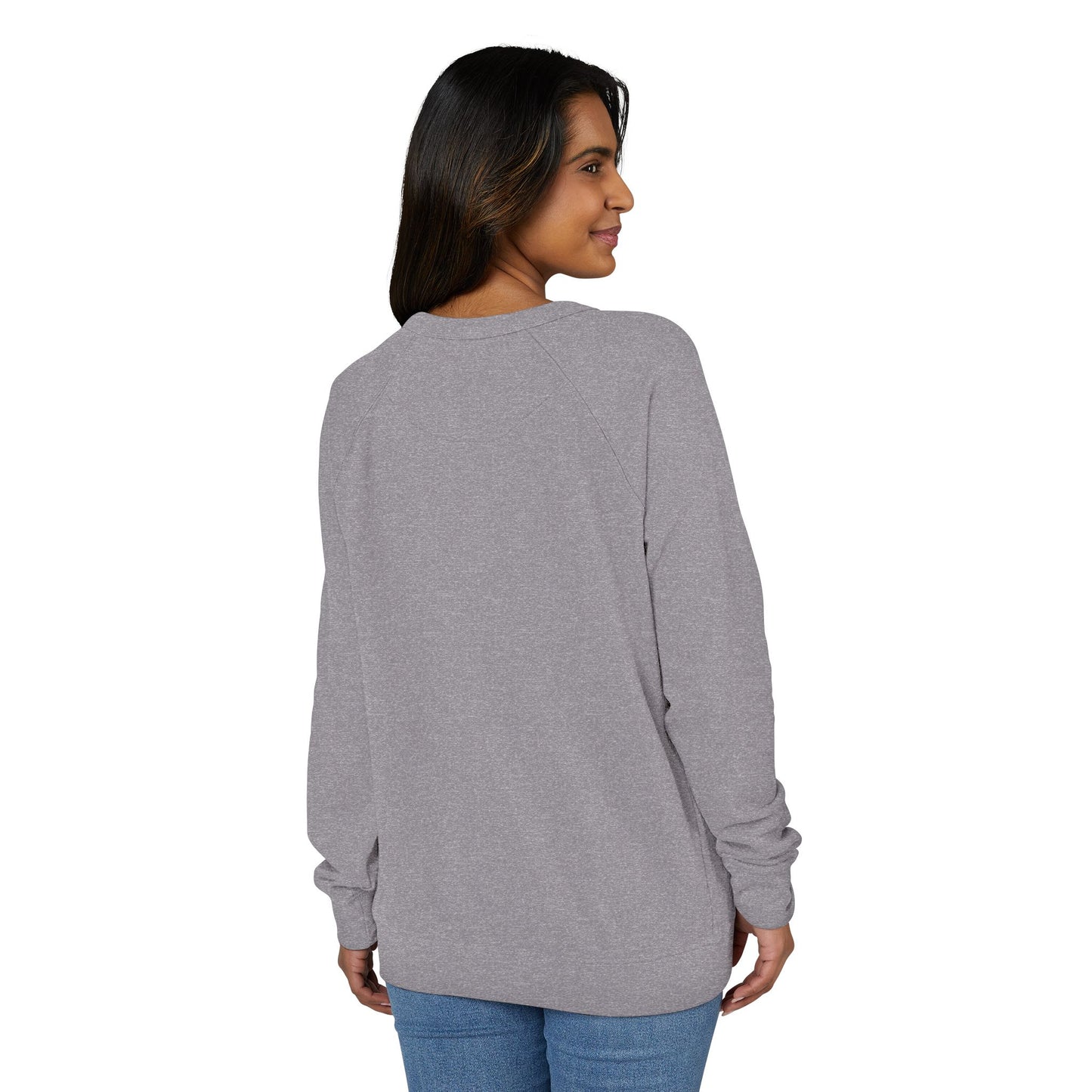 Floral Ribbed Crewneck Sweatshirt - Cozy Casual Wear, Gift for Her, Everyday Style, Spring Fashion, Flower Design