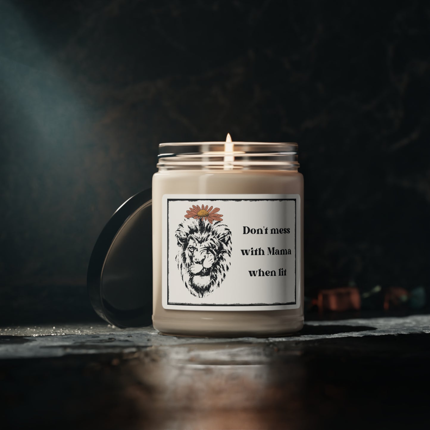 Funny Don't Mess With Mama Scented Soy Candle