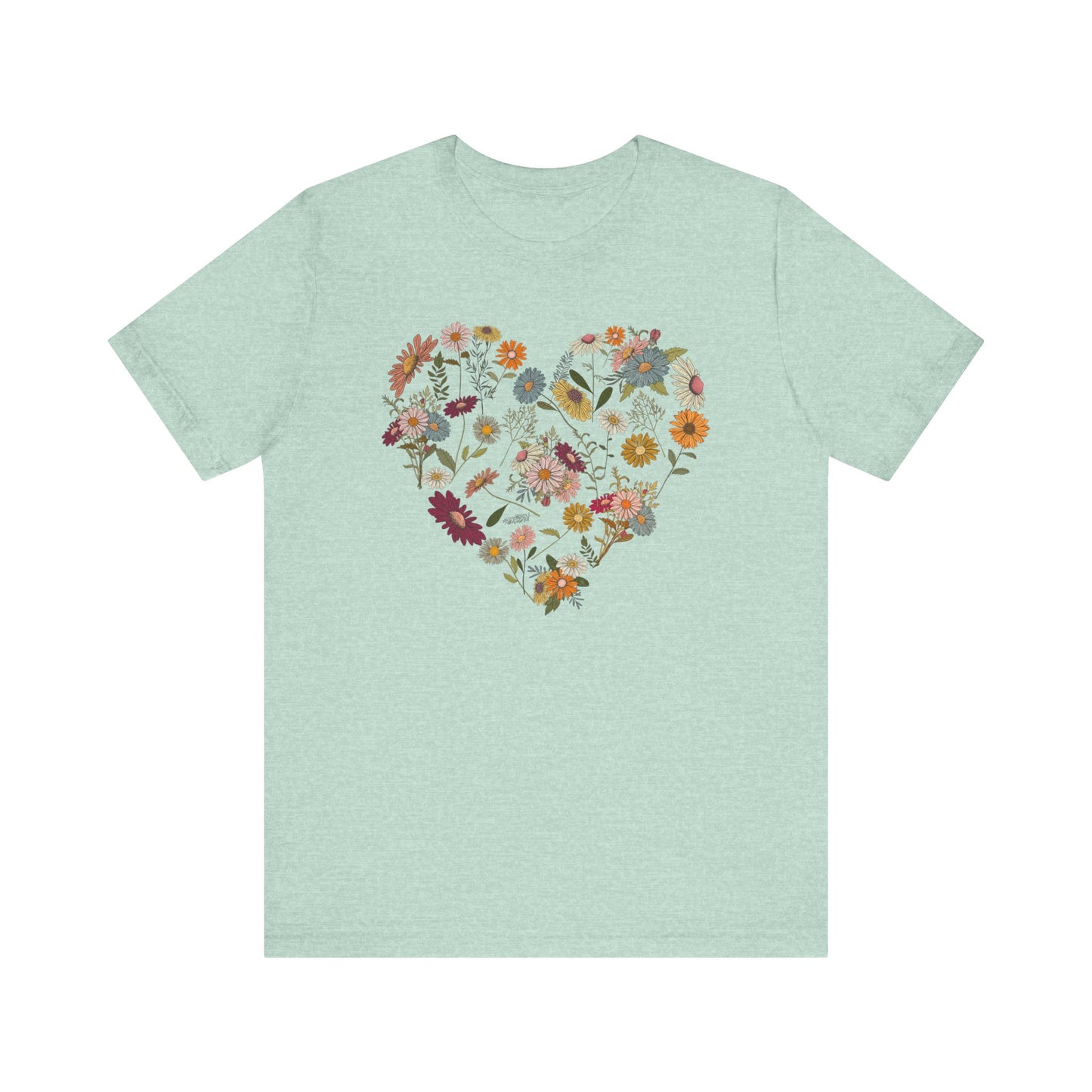 Floral Heart T-Shirt