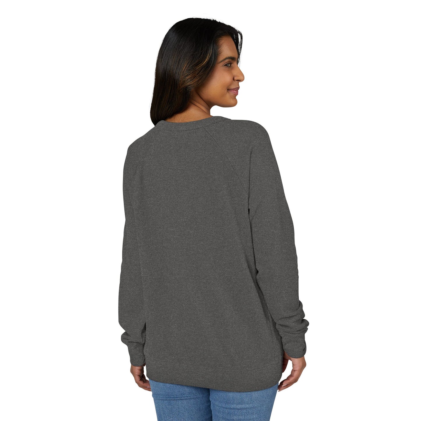 Floral Ribbed Crewneck Sweatshirt - Cozy Casual Wear, Gift for Her, Everyday Style, Spring Fashion, Flower Design