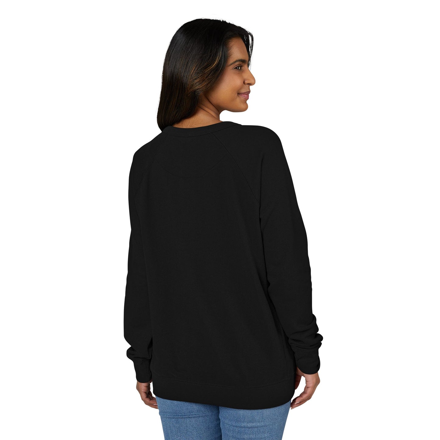 Floral Ribbed Crewneck Sweatshirt - Cozy Casual Wear, Gift for Her, Everyday Style, Spring Fashion, Flower Design