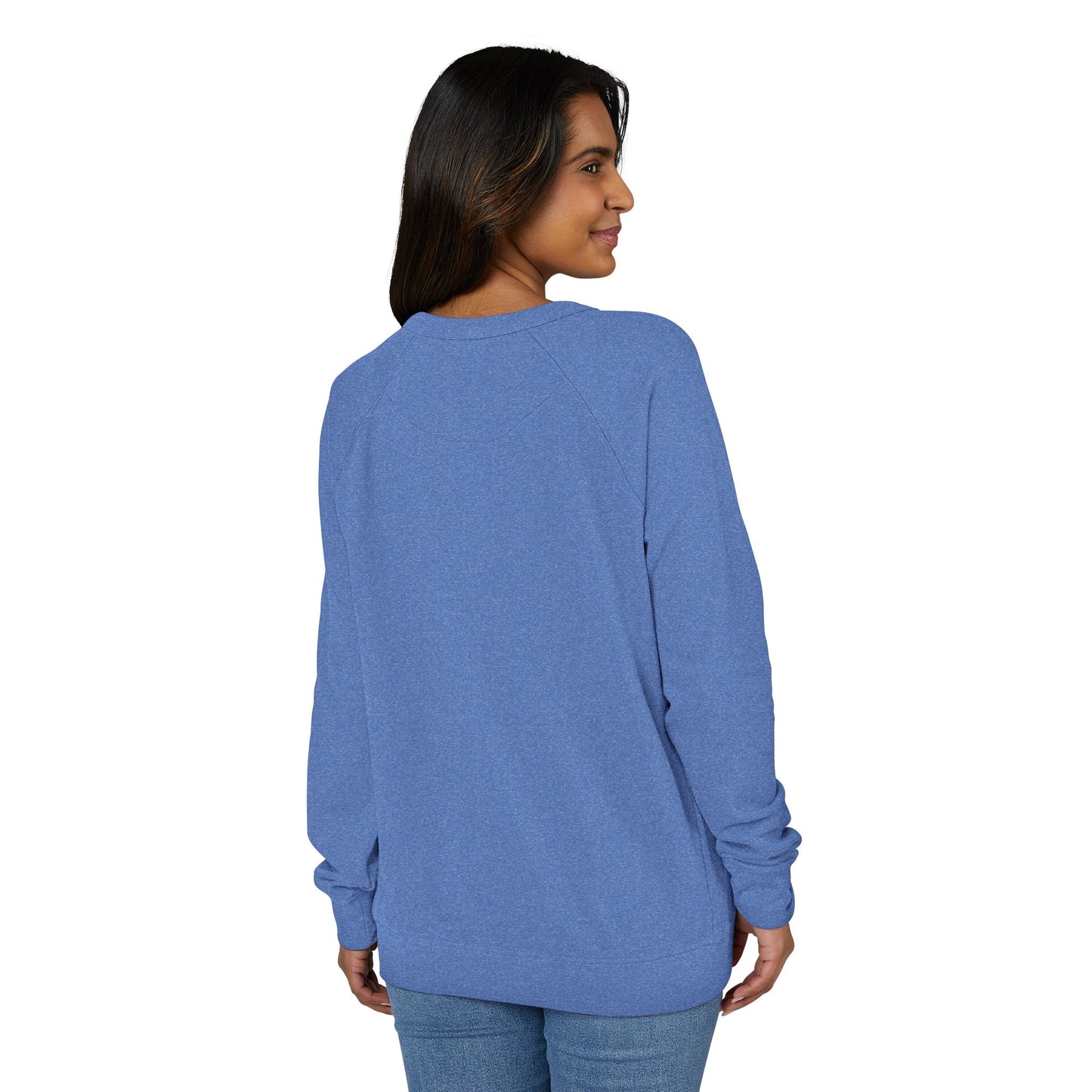 Floral Ribbed Crewneck Sweatshirt - Cozy Casual Wear, Gift for Her, Everyday Style, Spring Fashion, Flower Design