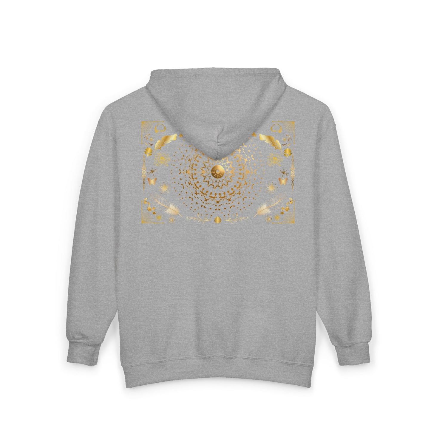 Floral Print Zip Hoodie - Cozy Unisex Sweatshirt for Nature Lovers, Gift for Her, Casual Wear, Outdoor Activities, Spring Fashion