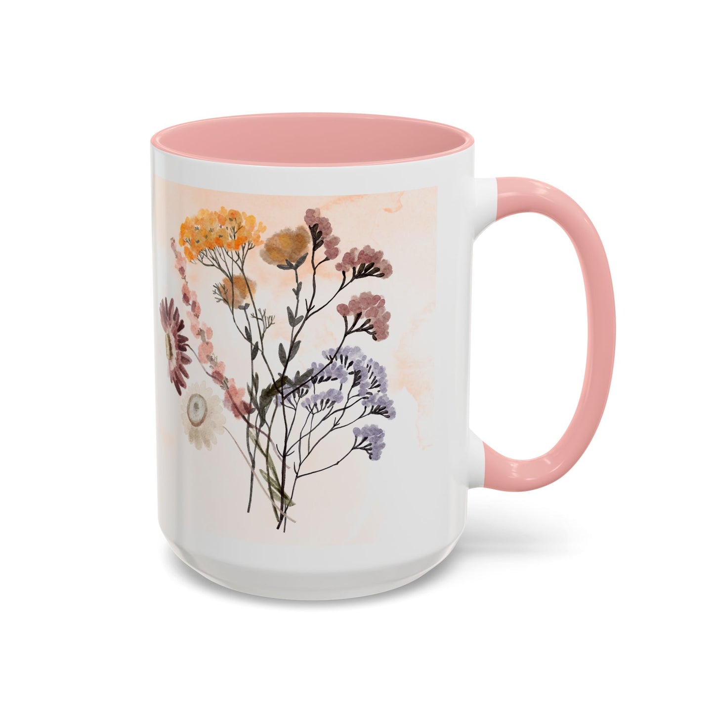 Charming Floral Accent Coffee Mug - Perfect Gift for Tea Lovers, Home Decor, Ideal for Birthdays, Mother’s Day, Relaxation