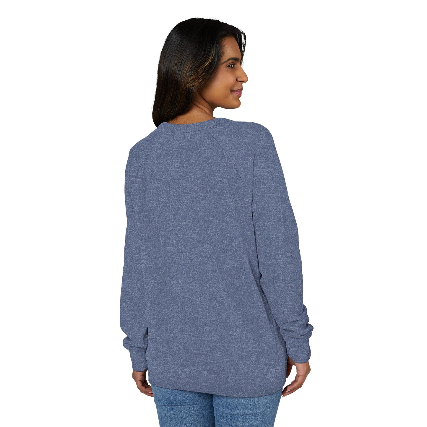 Floral Ribbed Crewneck Sweatshirt - Cozy Casual Wear, Gift for Her, Everyday Style, Spring Fashion, Flower Design