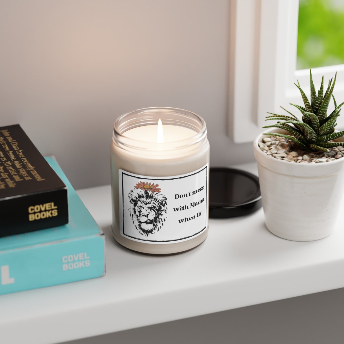 Funny Don't Mess With Mama Scented Soy Candle