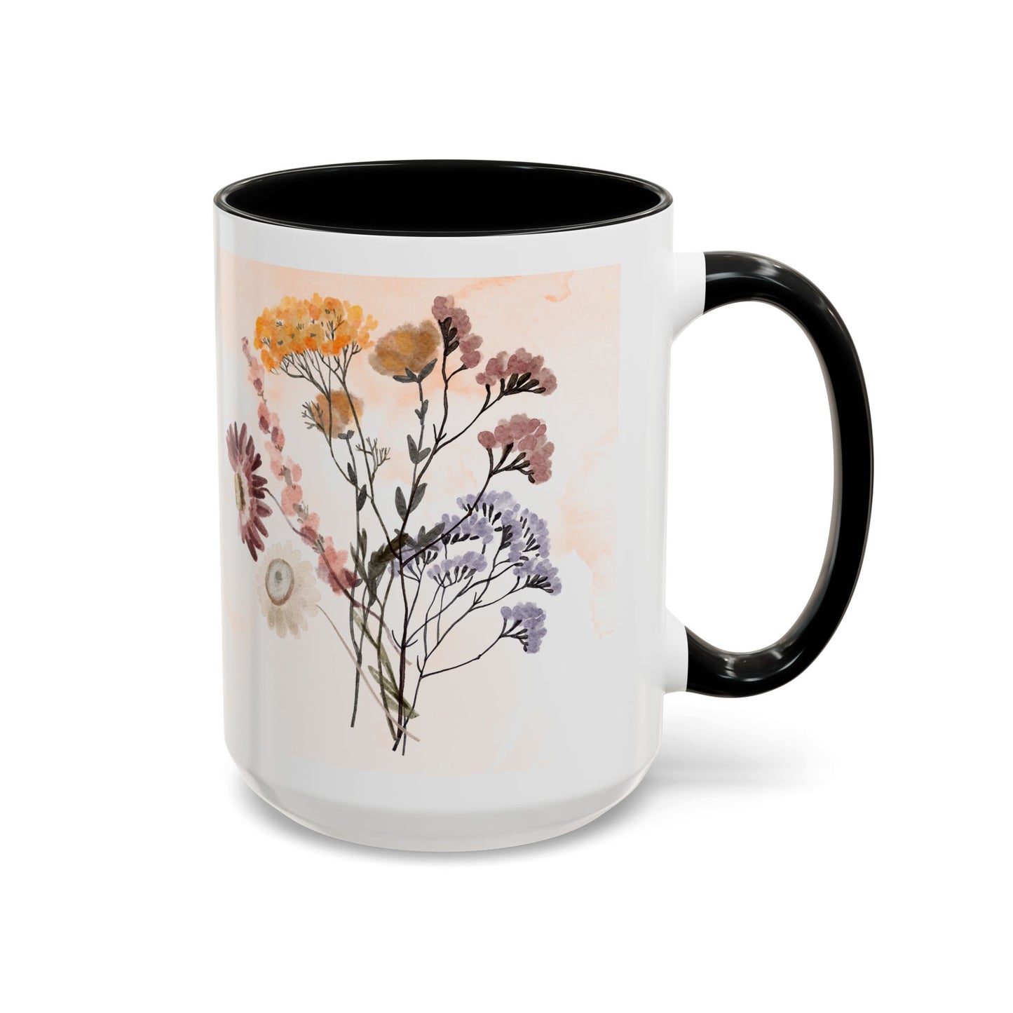 Charming Floral Accent Coffee Mug - Perfect Gift for Tea Lovers, Home Decor, Ideal for Birthdays, Mother’s Day, Relaxation