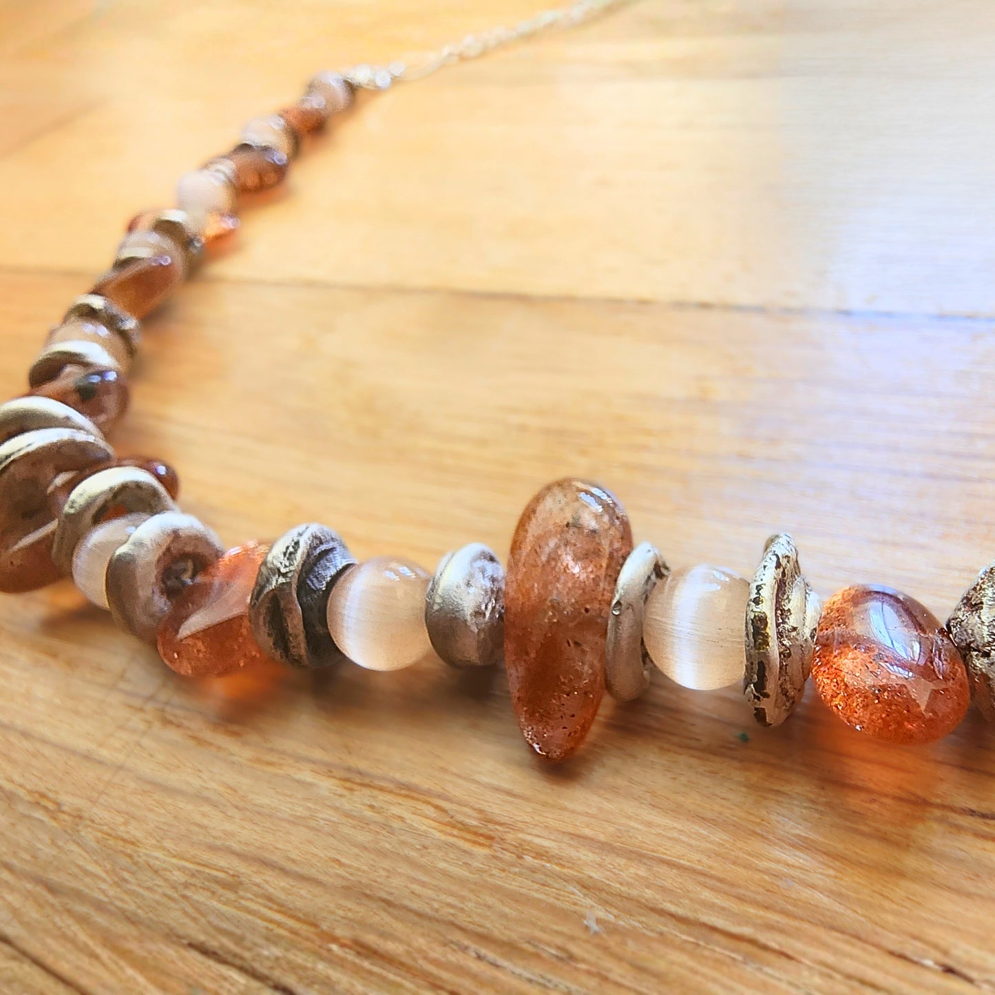 Pumpkin Spice Necklace (17.5")