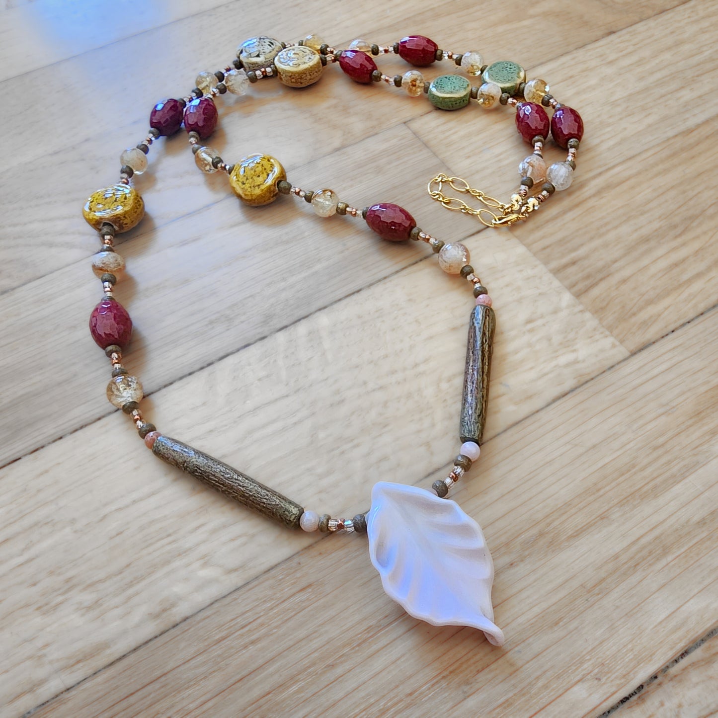 Poppy Field Necklace (30"-32")