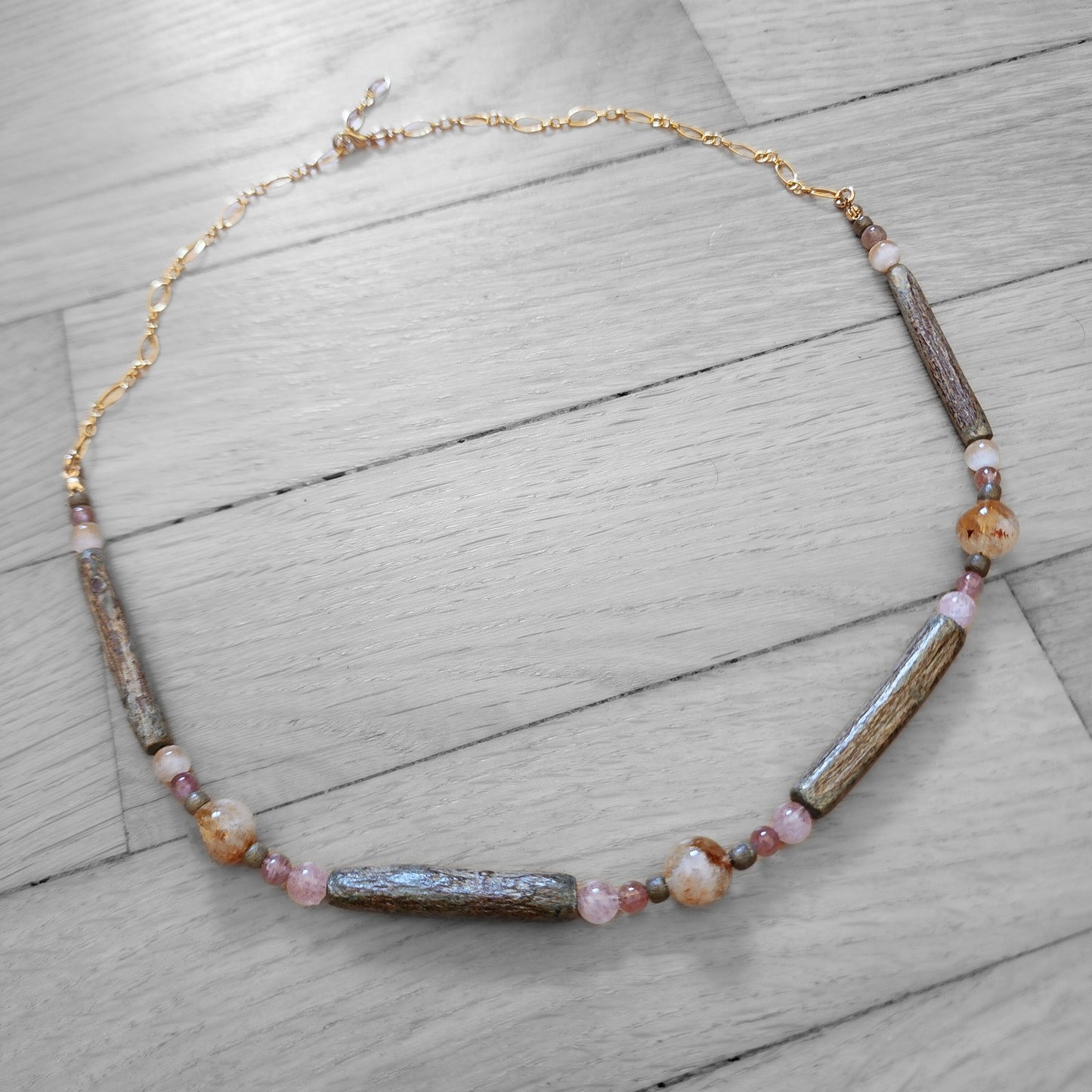 Pink Willow Necklace