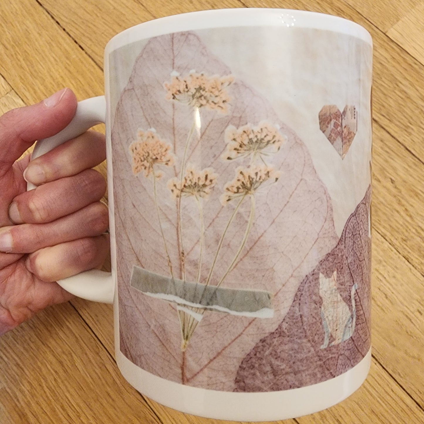 BIG Wildflower Scrapbook Mug (20oz)
