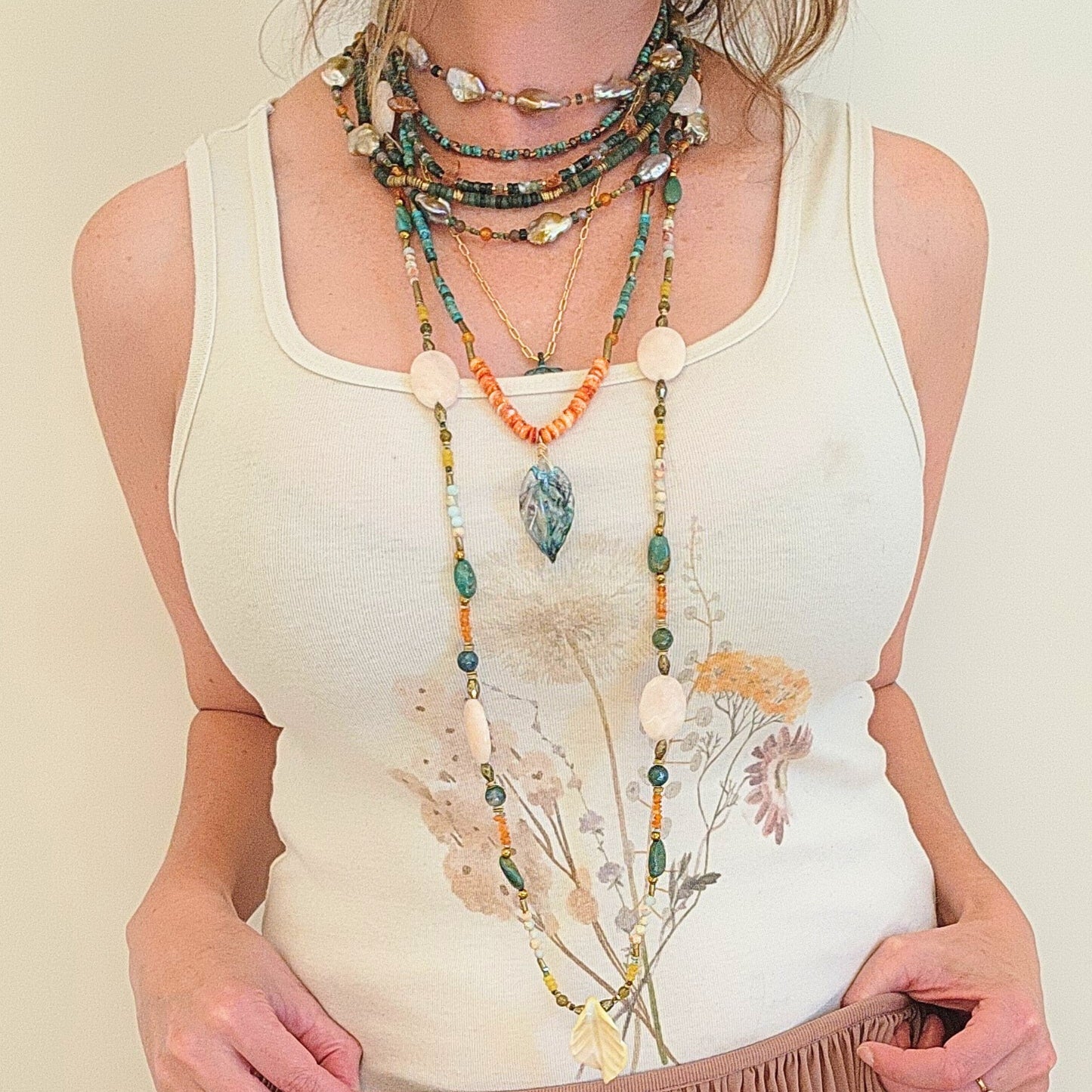 Barefoot Hippie Necklace (18in-20in)