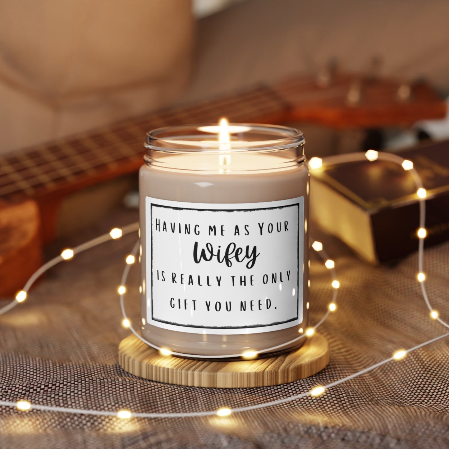 Funny Scented Soy Candle From Wifey