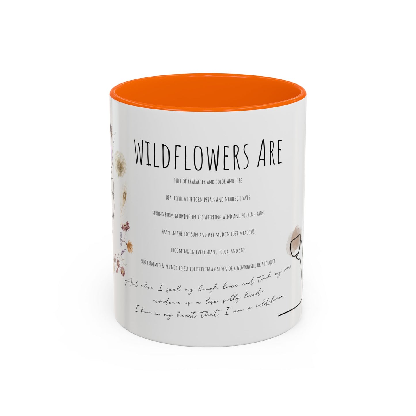 Floral Design Coffee Mug, Cozy Gift for Readers, Cute Decor for Home, Perfect for Coffee Lovers, Unique Kitchen Accessories