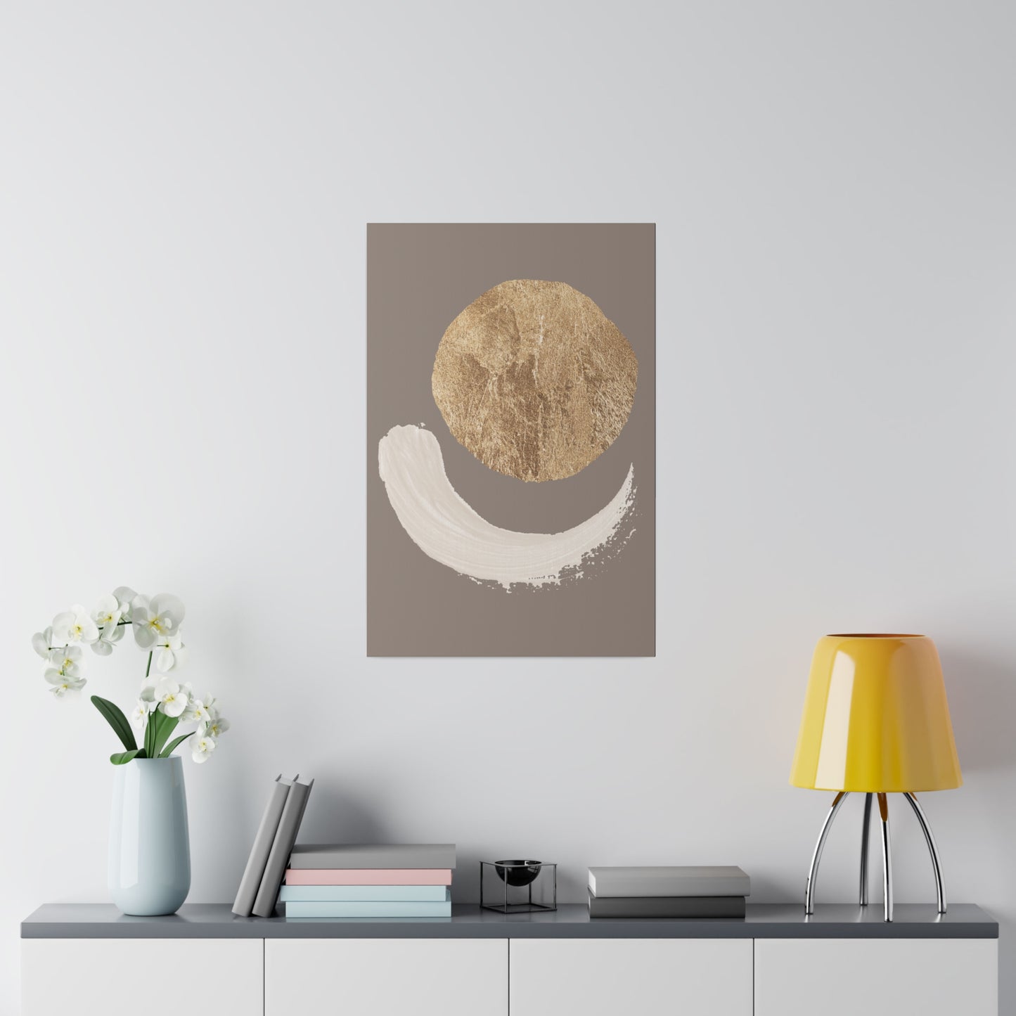 Neutral Abstract Canvas