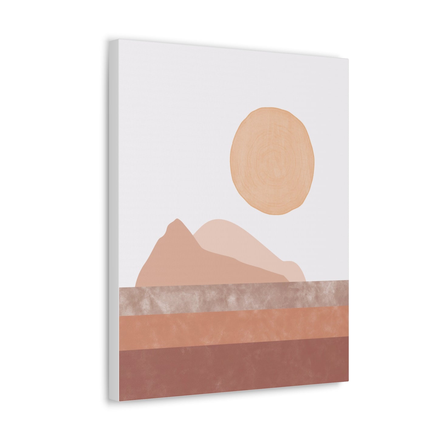 Sun And Mountains Canvas