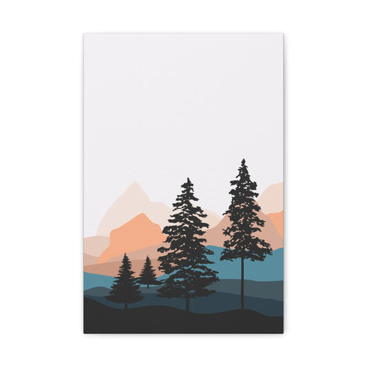 mountains wall art