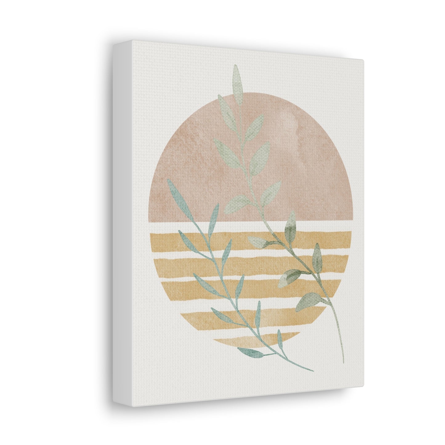 Abstract Plant Canvas