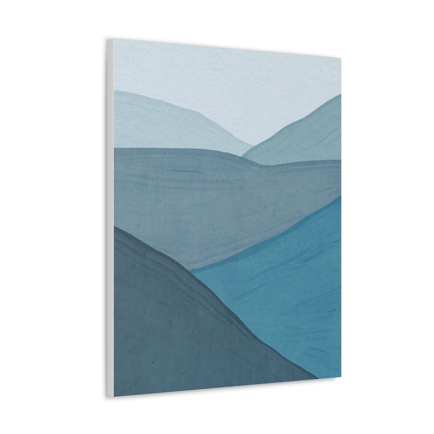 Abstract Blue Ocean Canvas