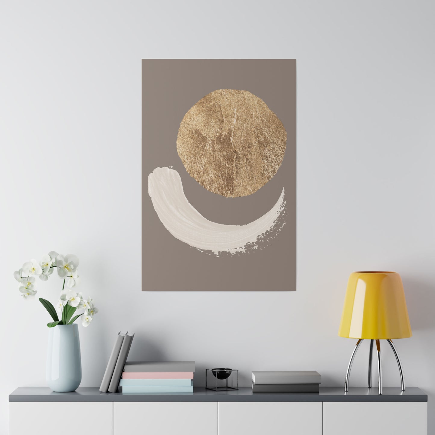 Neutral Abstract Canvas