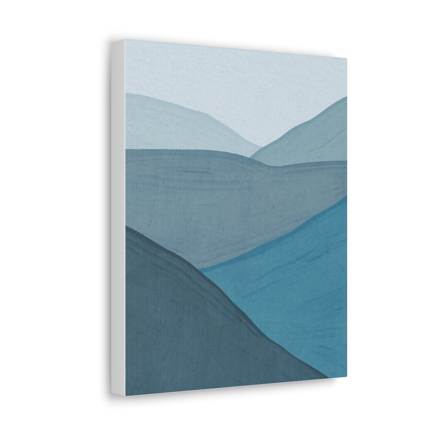 Abstract Blue Ocean Canvas