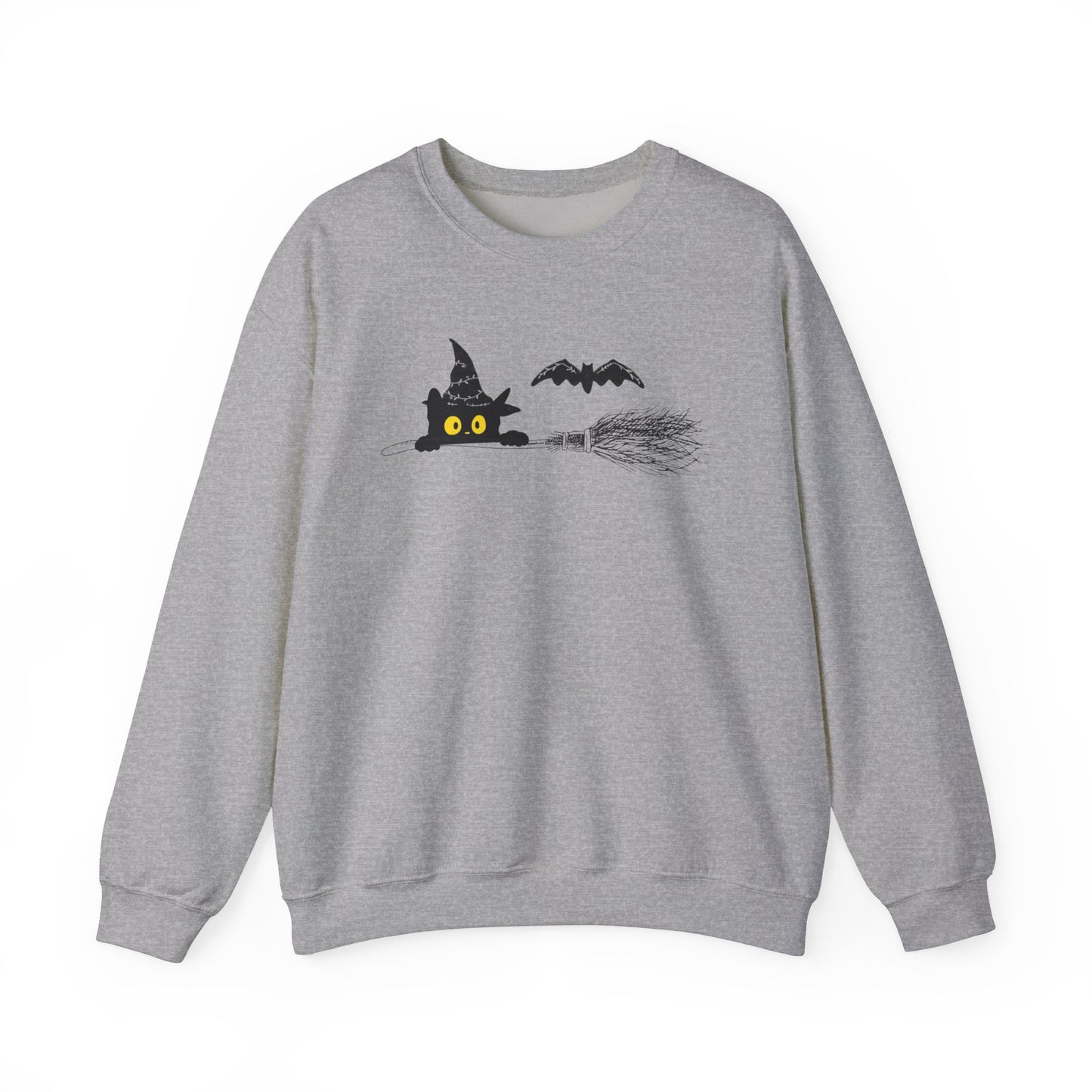 Cute Black Cat Crewneck Sweatshirt