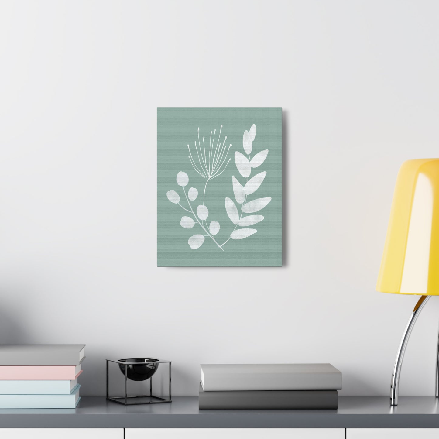 Sage Green Plant Canvas