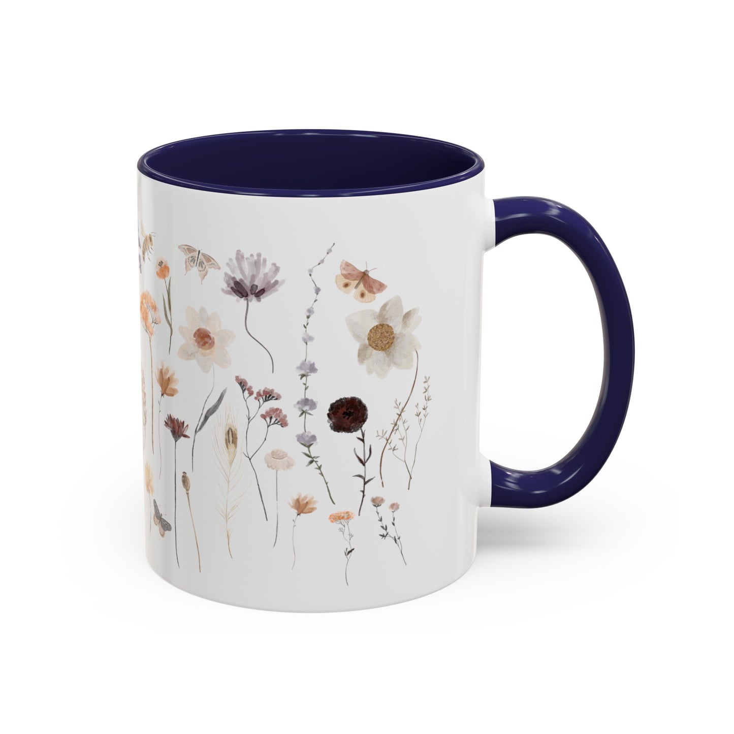 Bee Butterfly Flower Mug