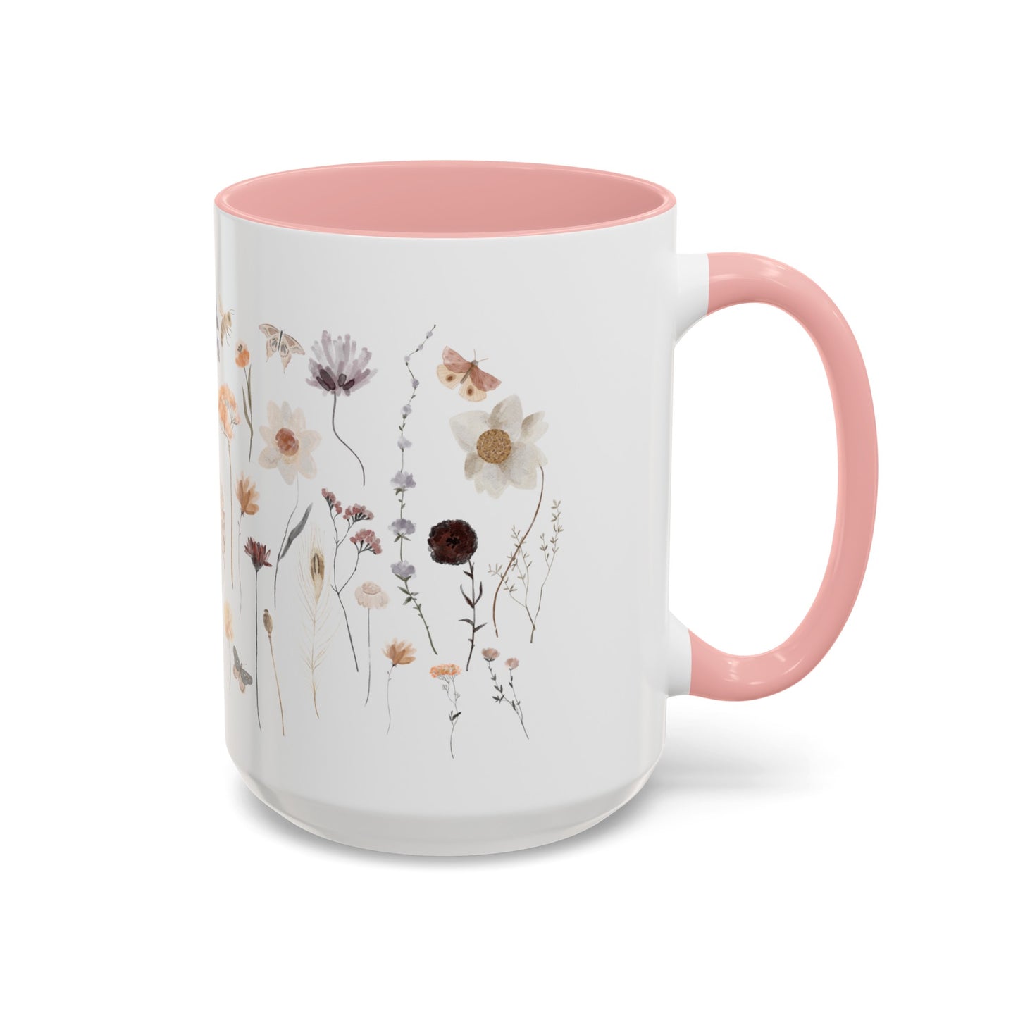 Bee Butterfly Flower Mug