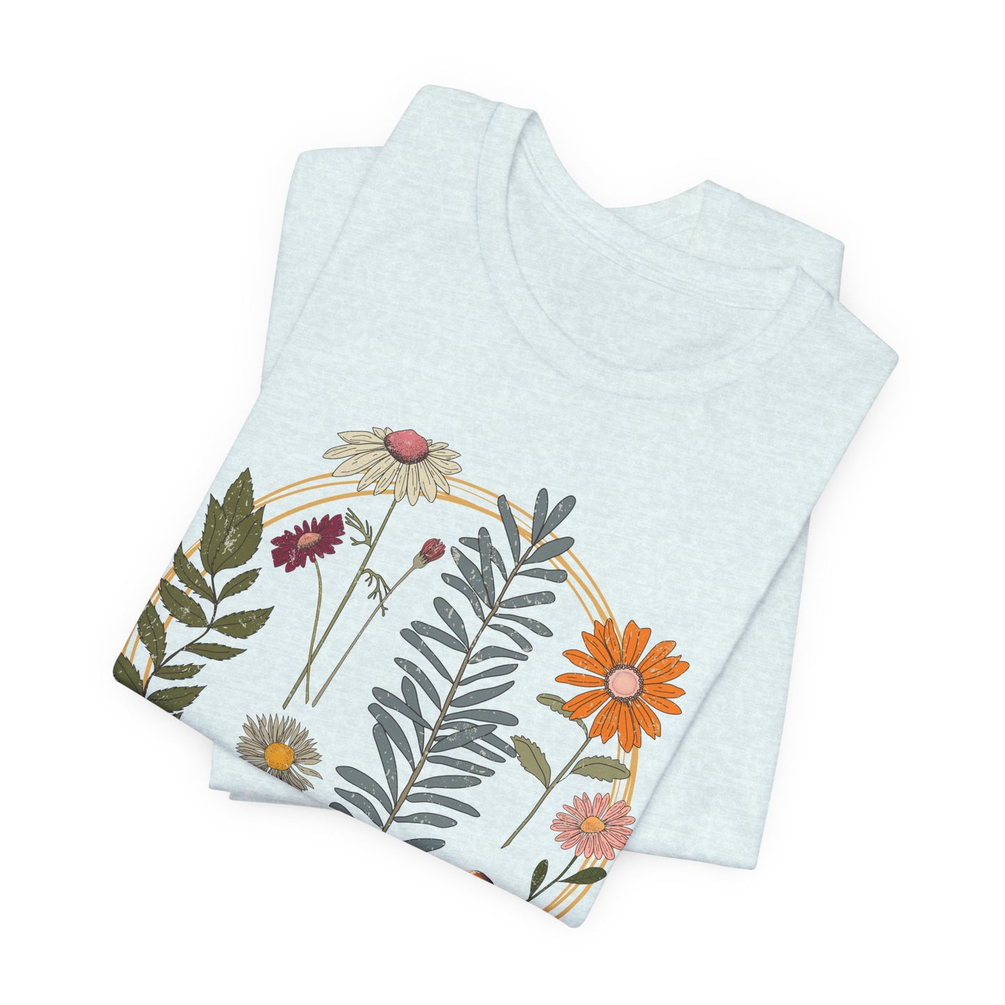 Flower and Mushroom T-Shirt