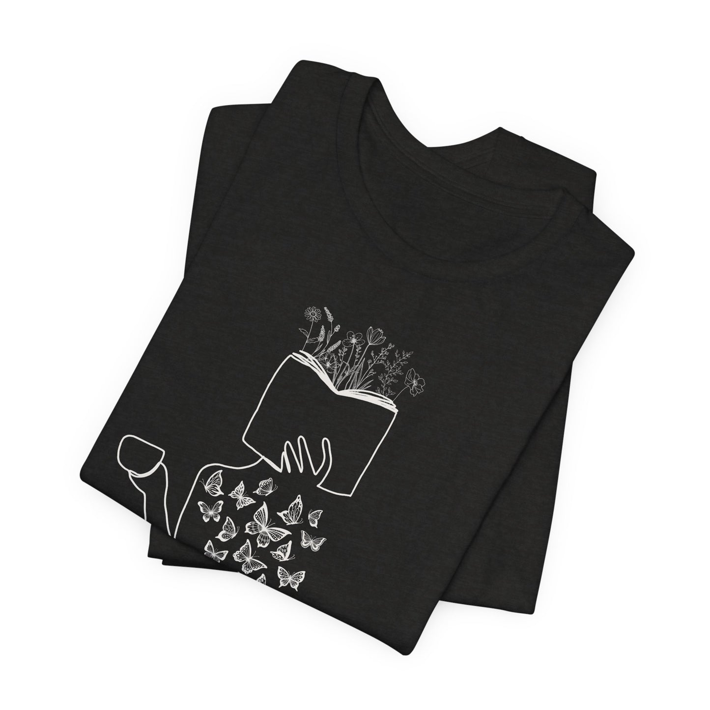 Butterfly Coffee Book T-Shirt