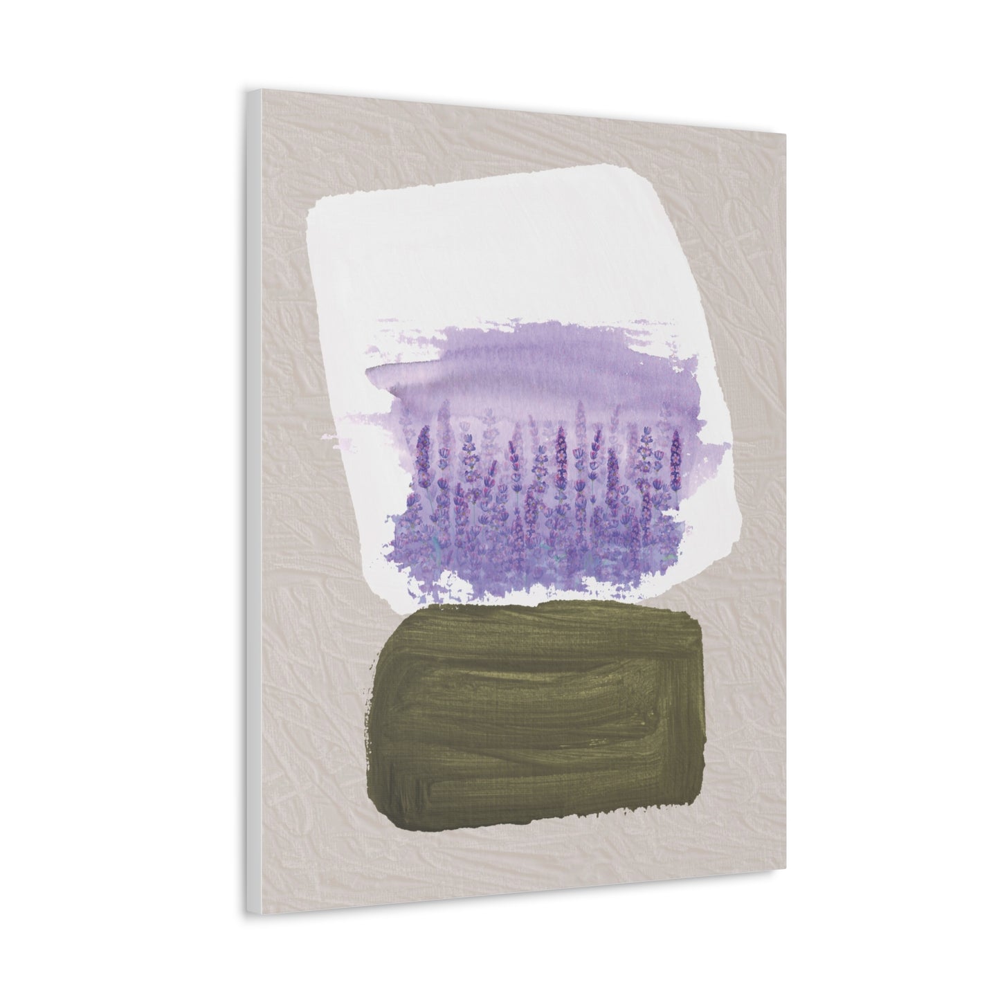 Lavender Abstract Canvas