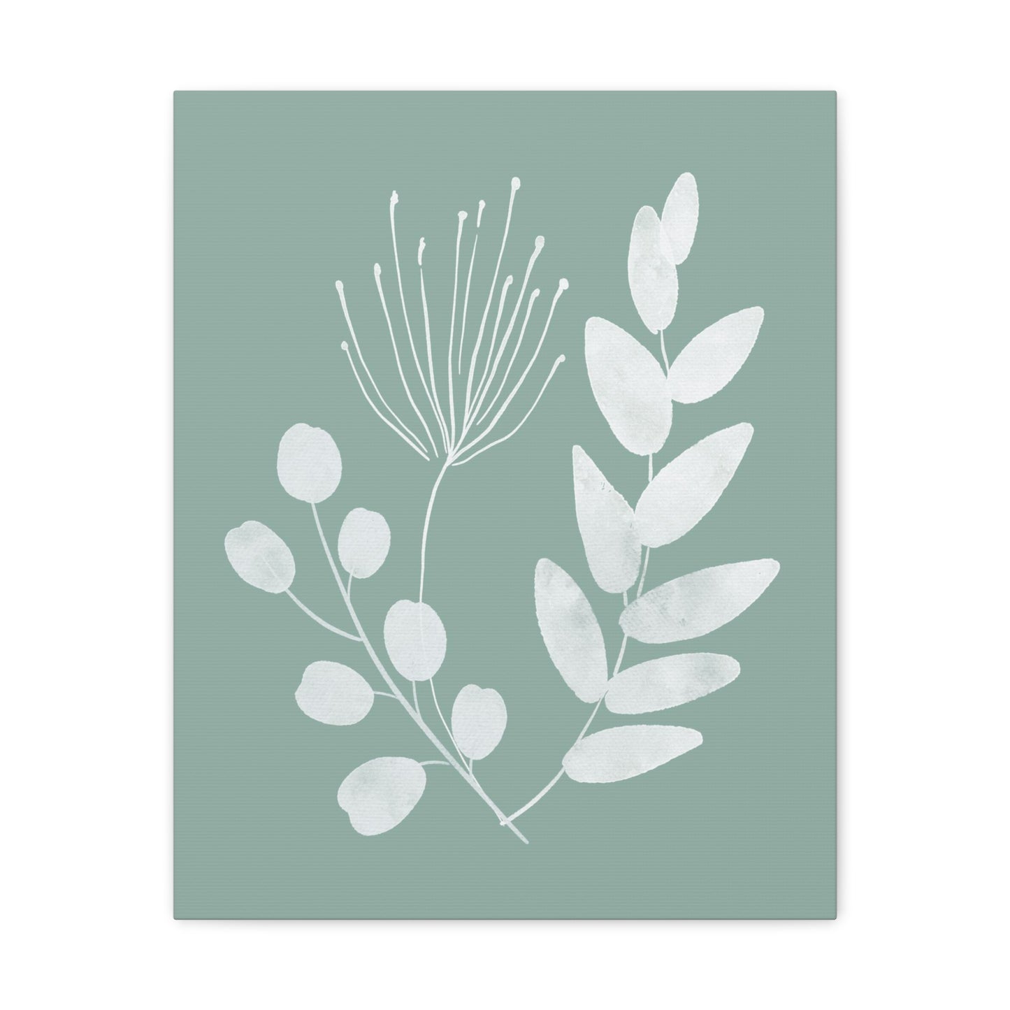 Sage Green Plant Canvas