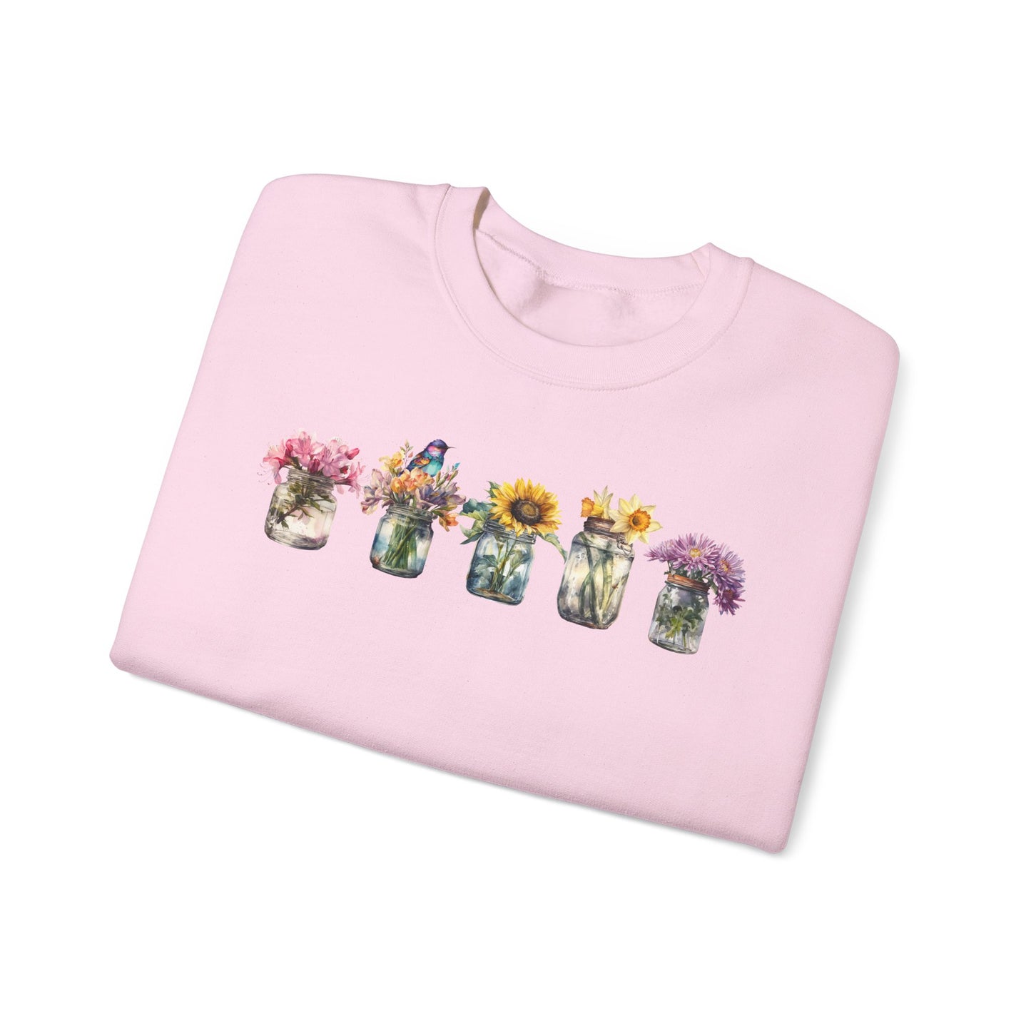 Floral Crewneck Sweatshirt - Cozy Gift for Nature Lovers, Comfortable Warmth for Fall, Spring Fashion, Ideal for Casual Outings, [...]