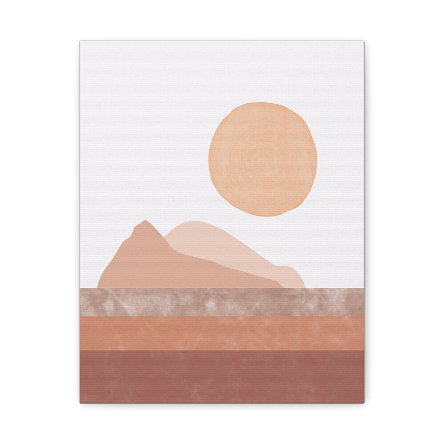 Sun And Mountains Canvas