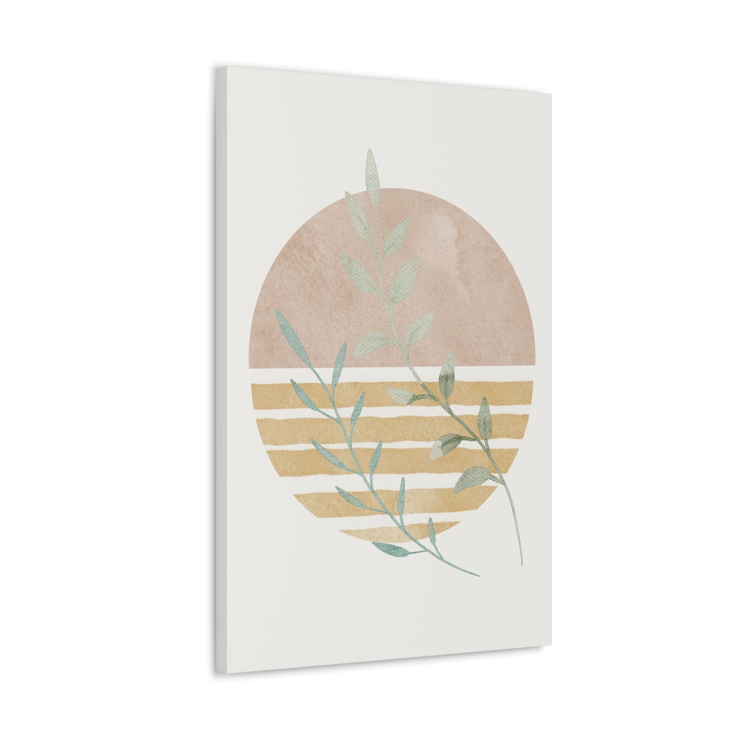 Abstract Plant Canvas