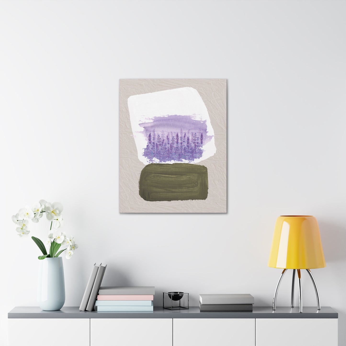 Lavender Abstract Canvas