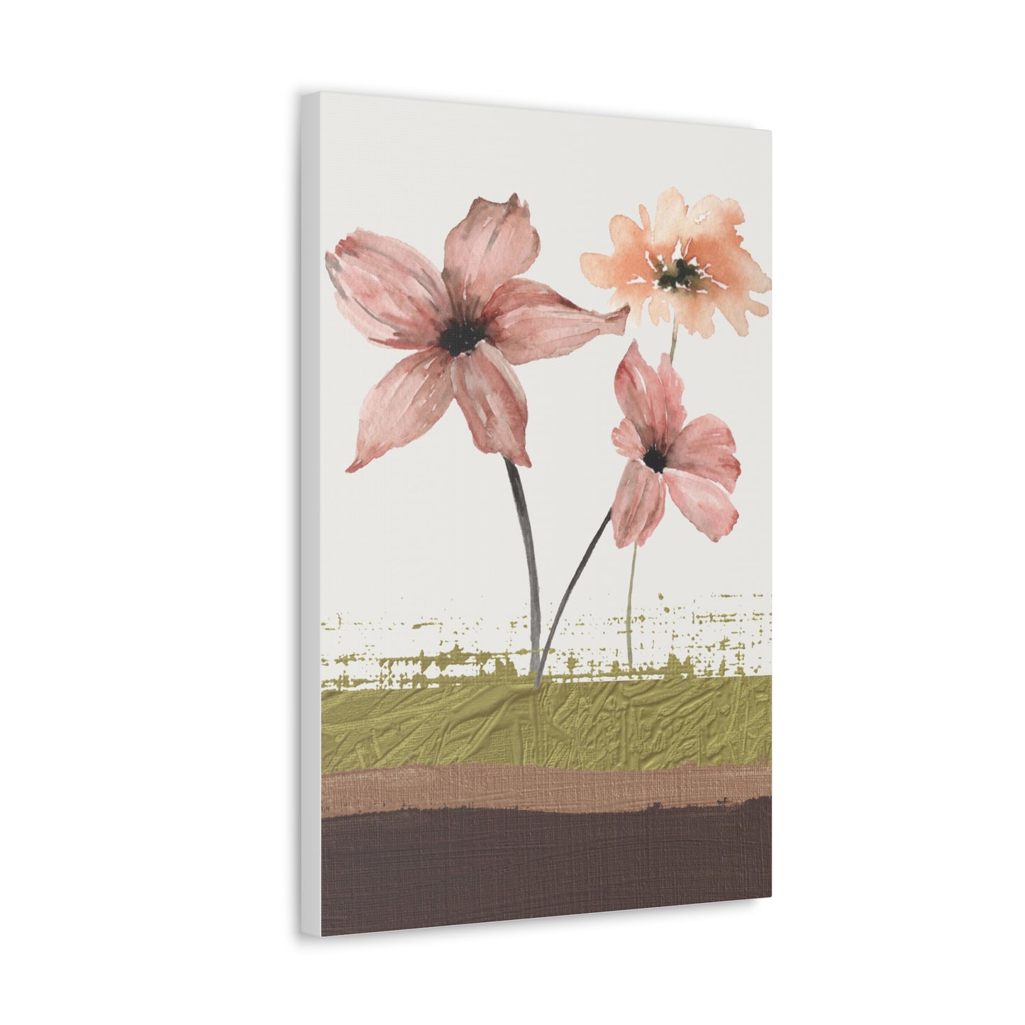 Abstract Flower Canvas