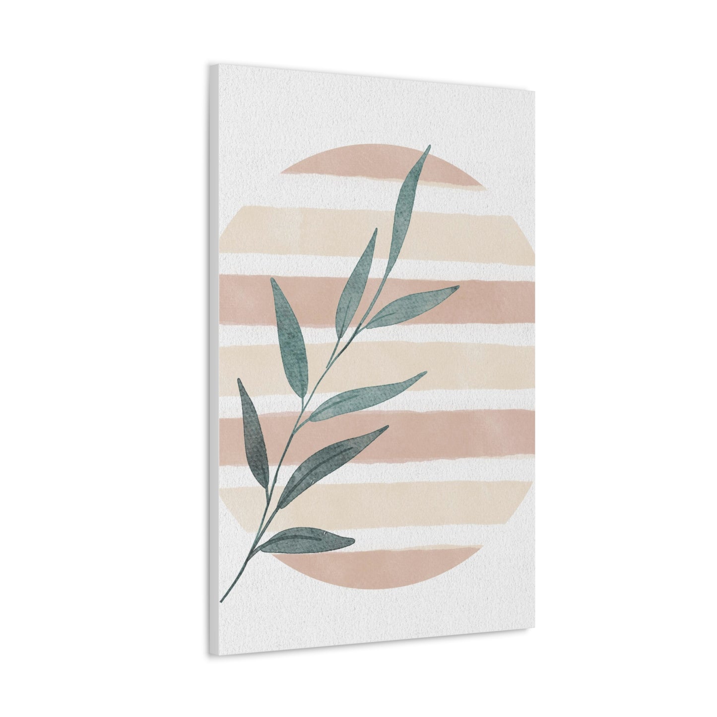 Abstract Plant Canvas