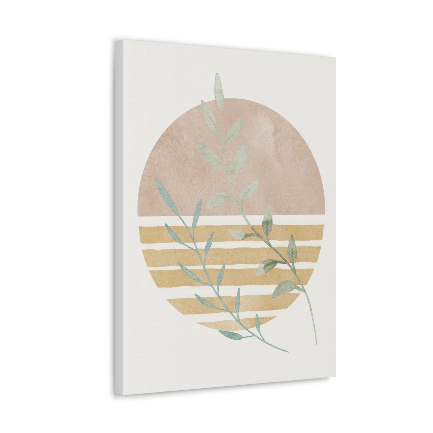 Abstract Plant Canvas