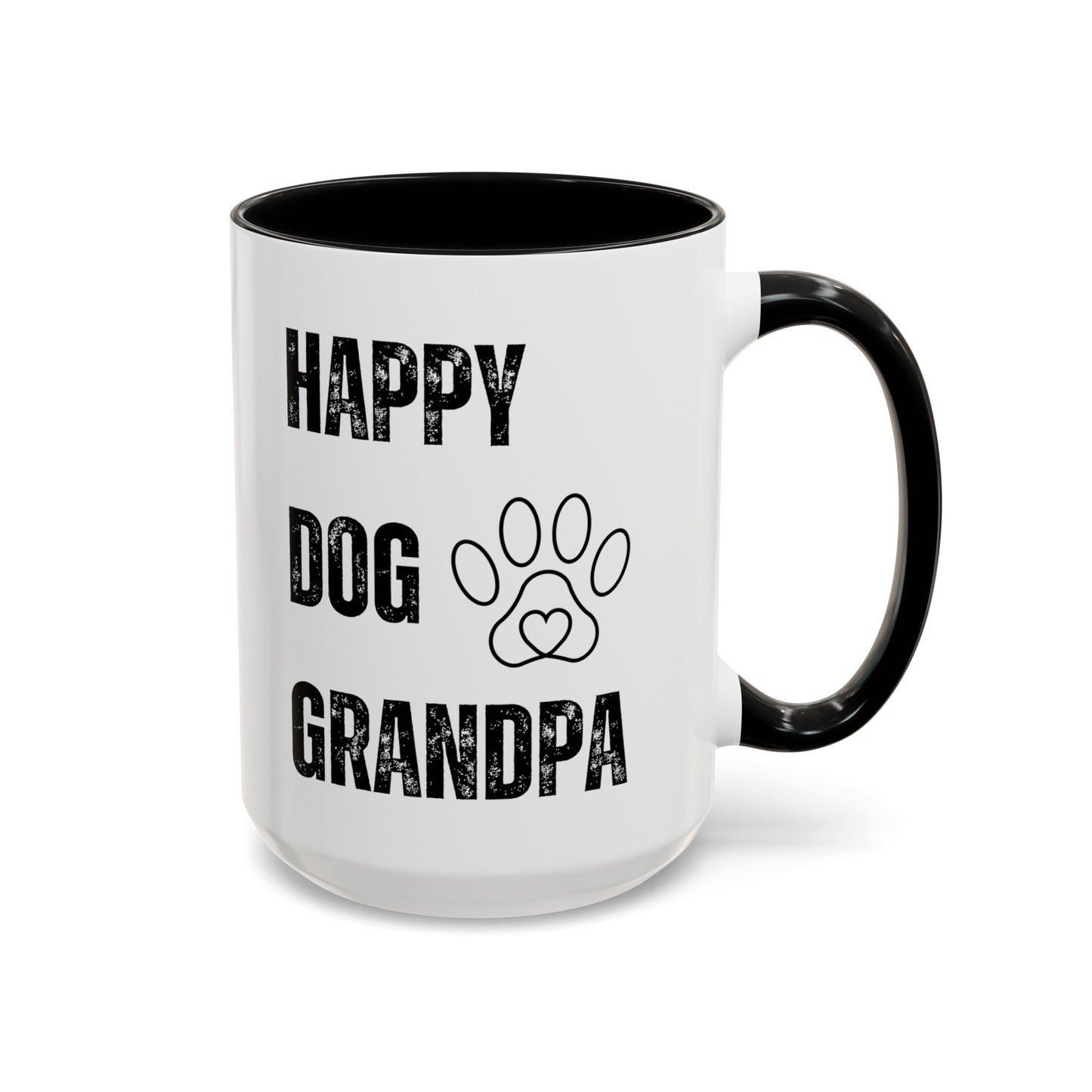 Happy Dog Grandpa Mug