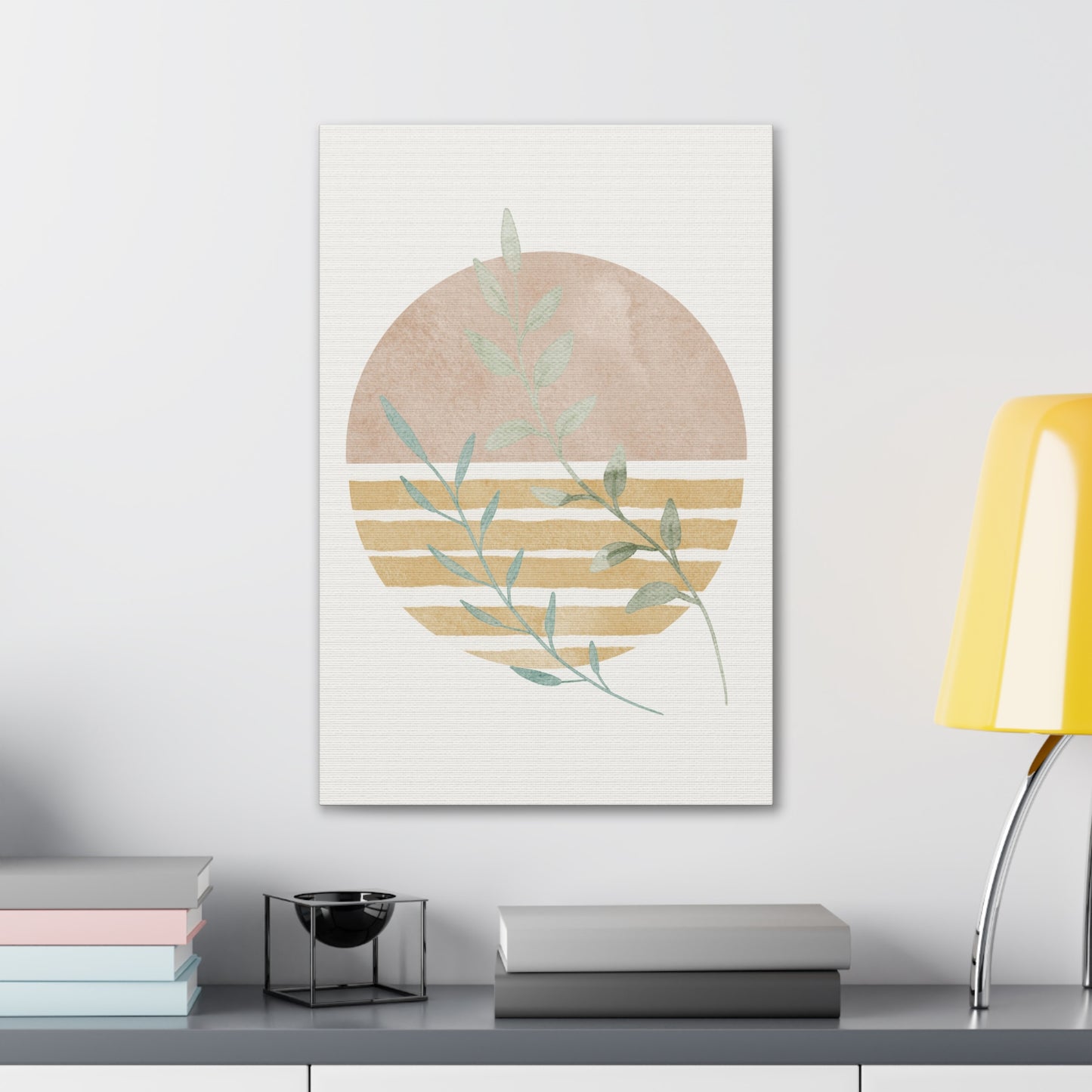 Abstract Plant Canvas