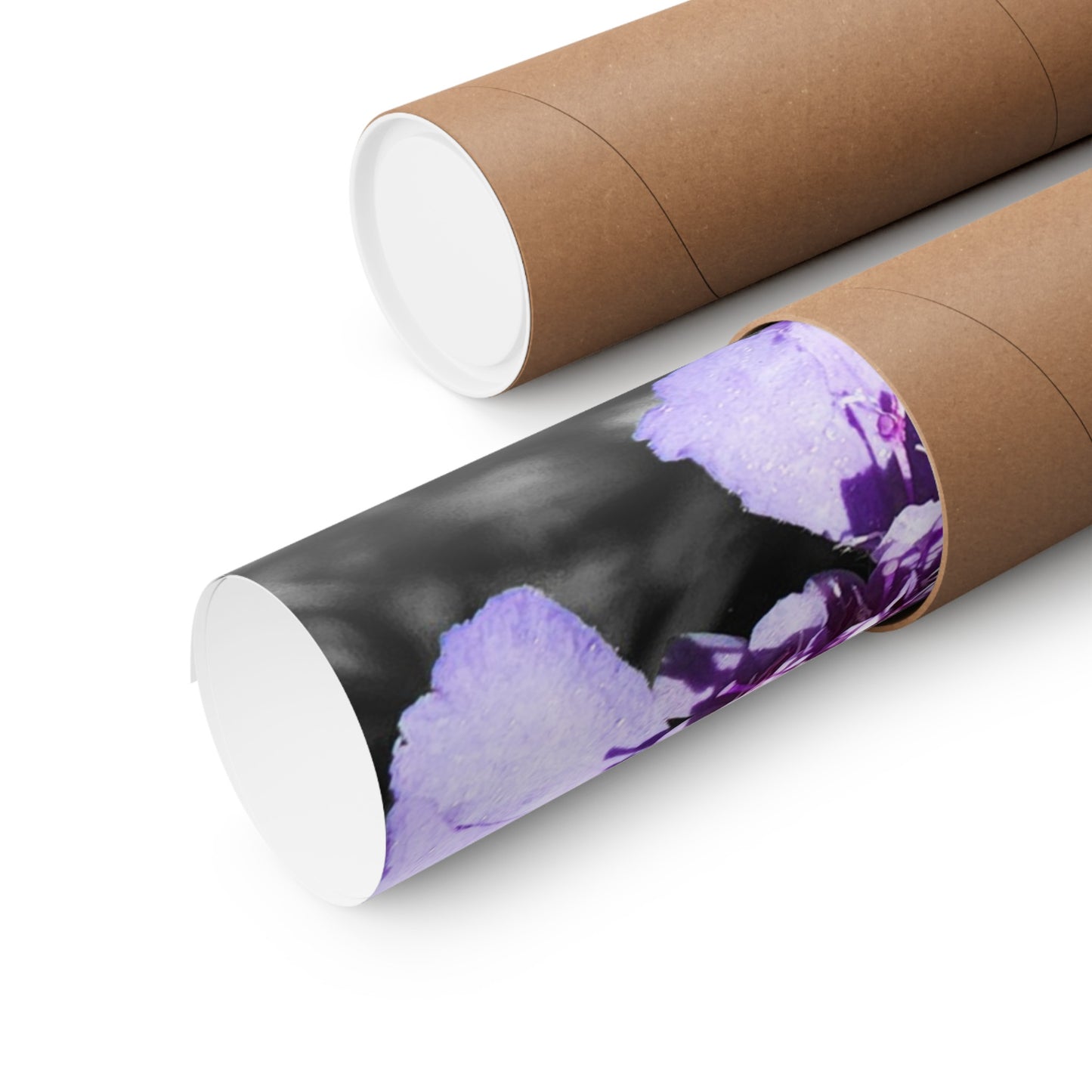 Purple Flower Art Print (frame not included)