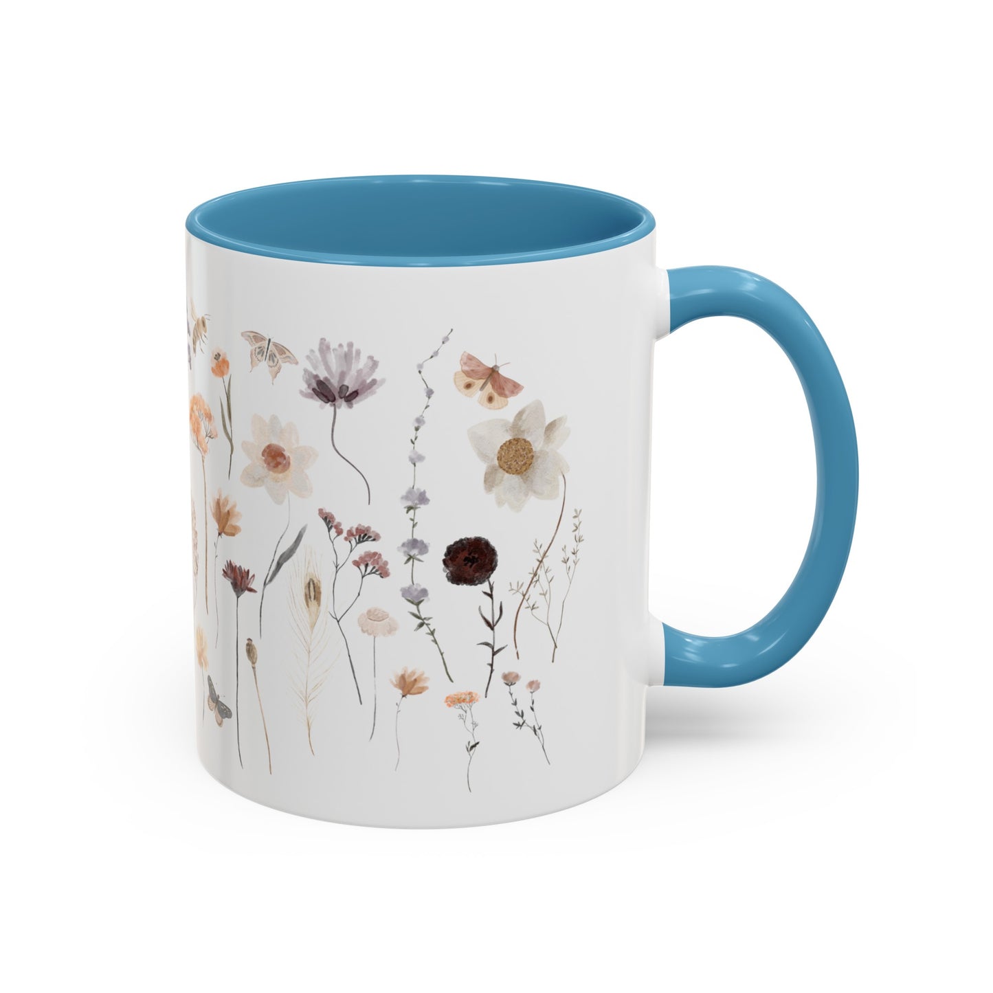 Bee Butterfly Flower Mug