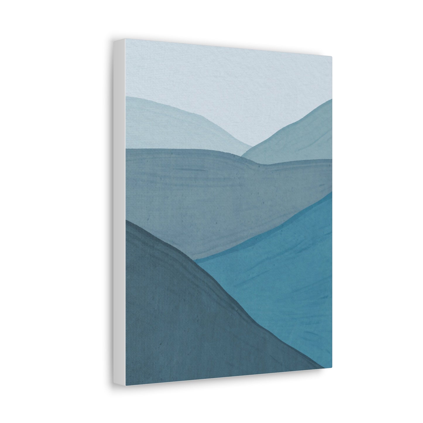 Abstract Blue Ocean Canvas