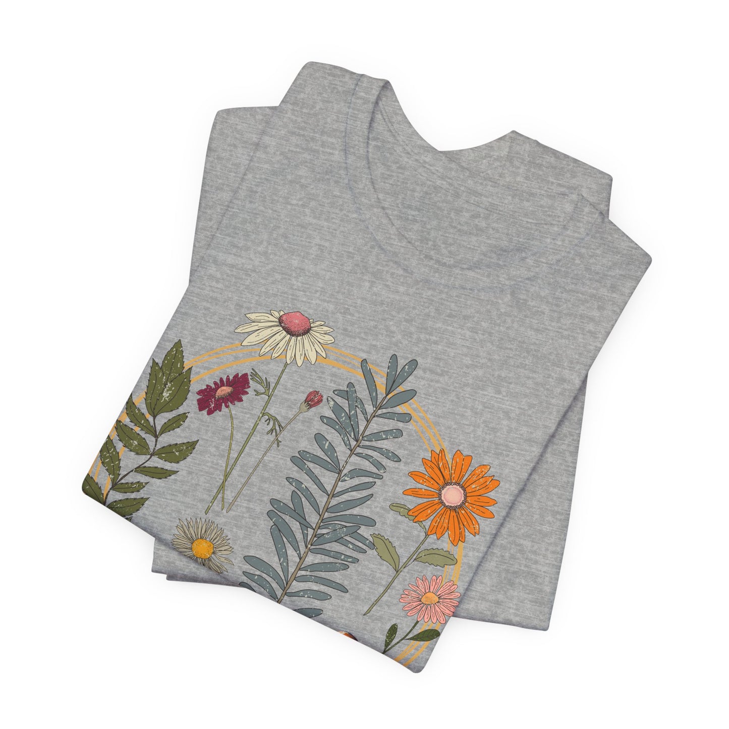 Flower and Mushroom T-Shirt