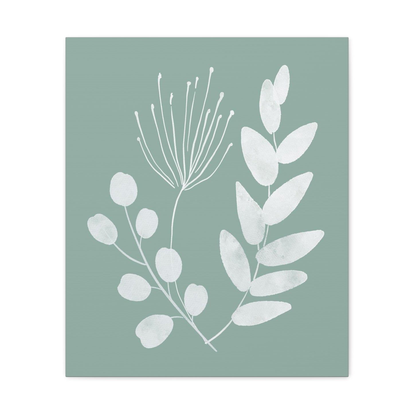 Sage Green Plant Canvas